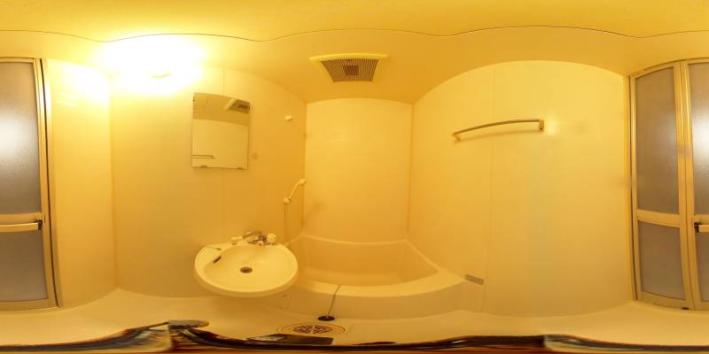 パノラマ画像バスルーム