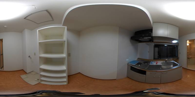 パノラマ画像キッチン