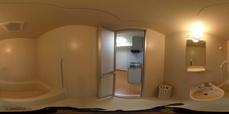 パノラマ画像バスルーム