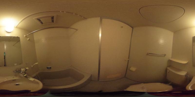 パノラマ画像バスルーム