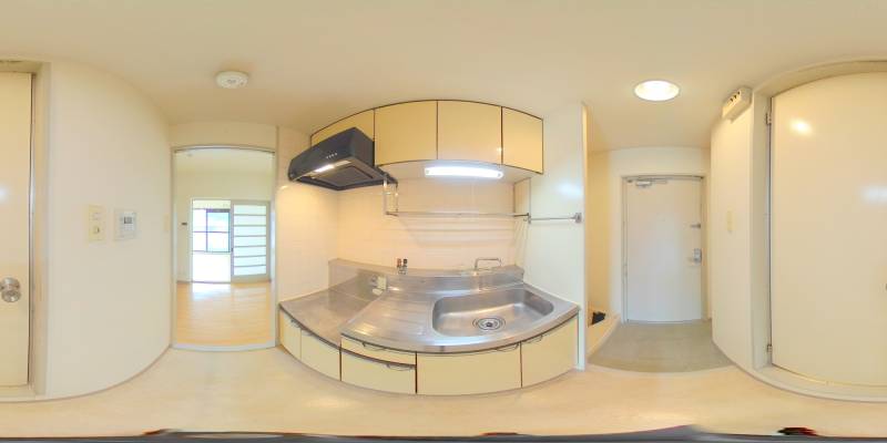 パノラマ画像キッチン