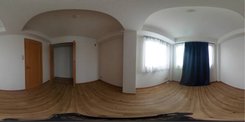 パノラマ画像洋室