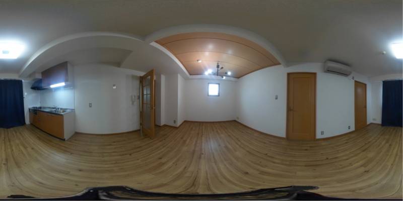 パノラマ画像リビング