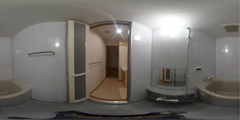 パノラマ画像バスルーム