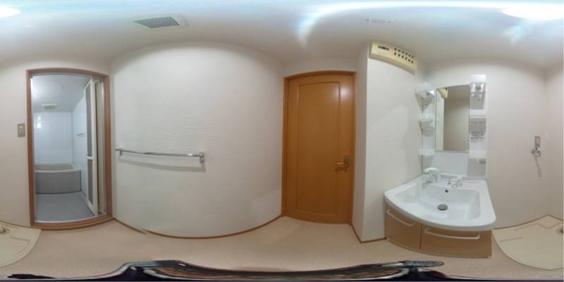 パノラマ画像洗面所