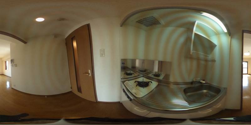 パノラマ画像キッチン