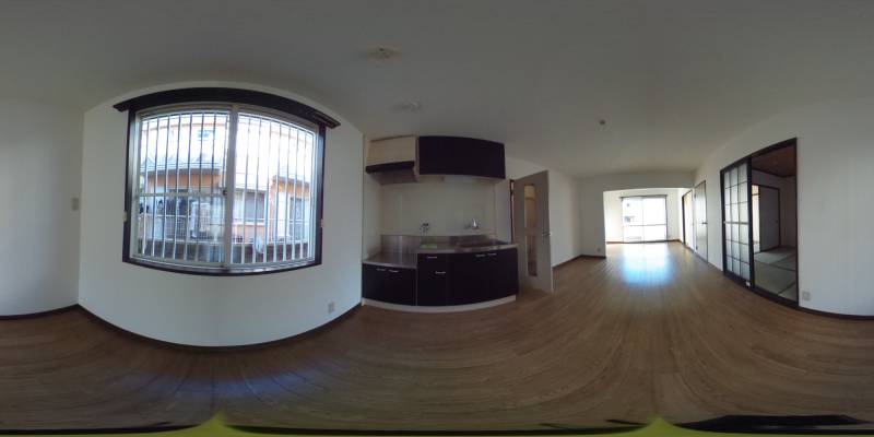 パノラマ画像キッチン