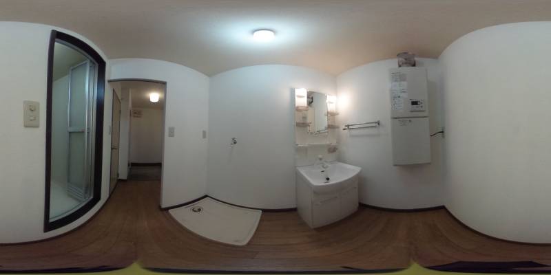 パノラマ画像洗面所