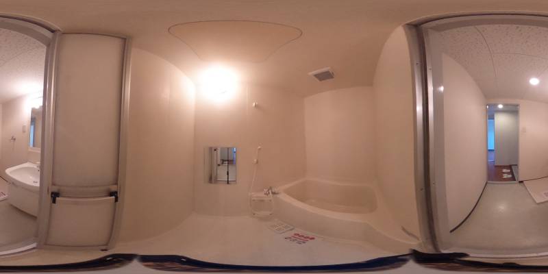パノラマ画像バスルーム