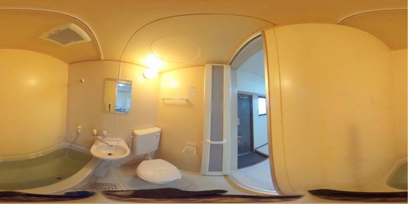 パノラマ画像バスルーム