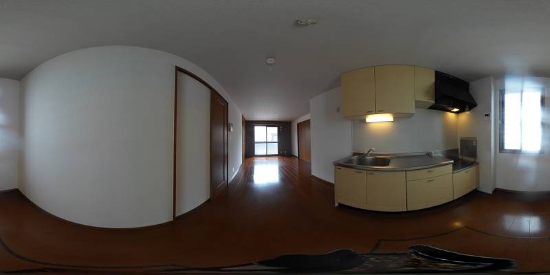 パノラマ画像キッチン