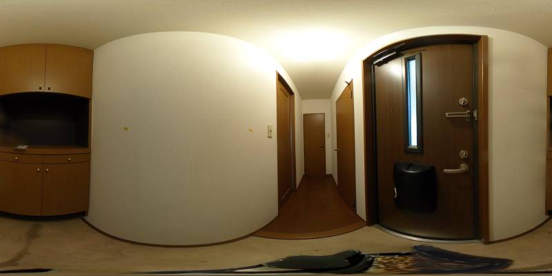 パノラマ画像玄関