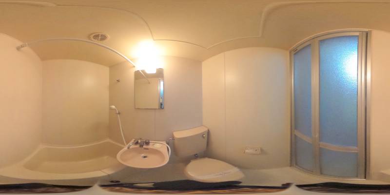 パノラマ画像バスルーム