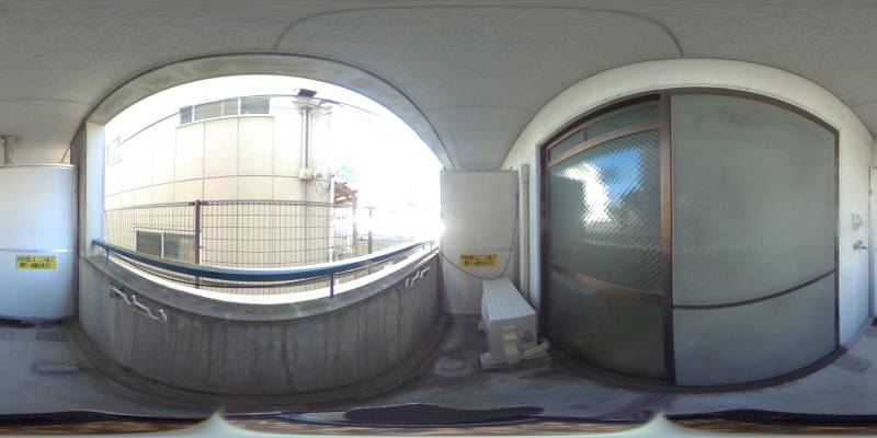 パノラマ画像バルコニー