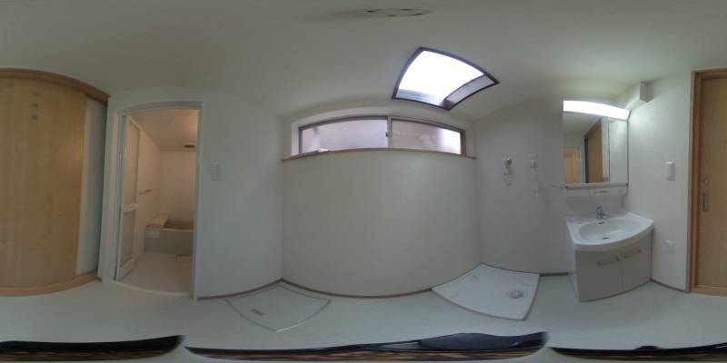 パノラマ画像洗面所