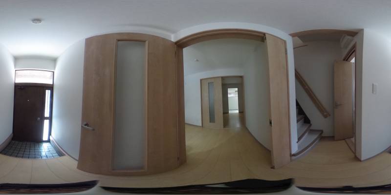 パノラマ画像玄関