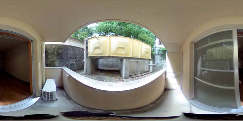 パノラマ画像バルコニー