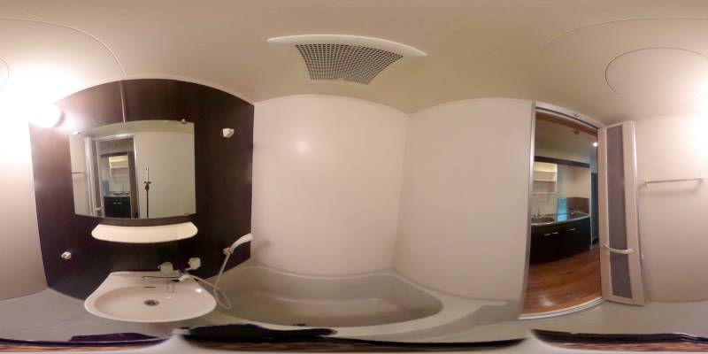 パノラマ画像バスルーム