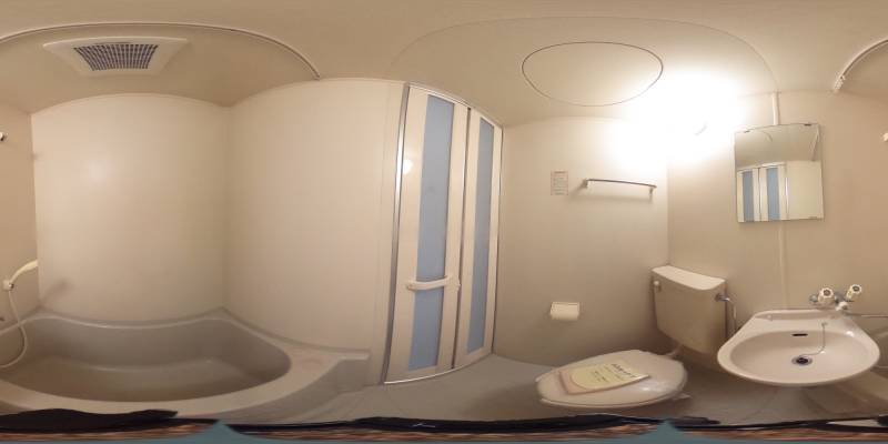 パノラマ画像バスルーム