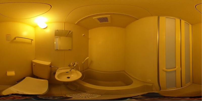 パノラマ画像バスルーム