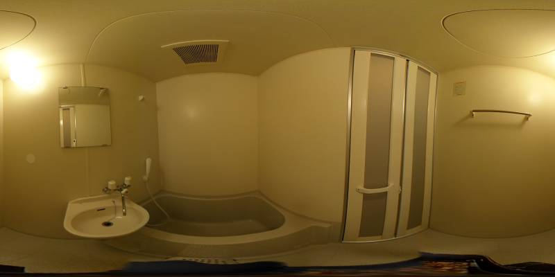 パノラマ画像バスルーム