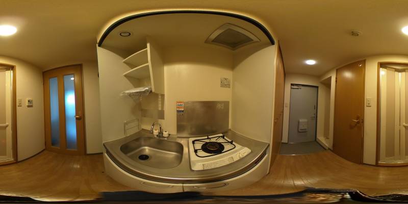 パノラマ画像キッチン