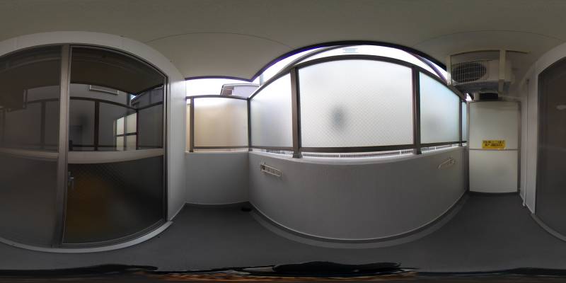 パノラマ画像バルコニー