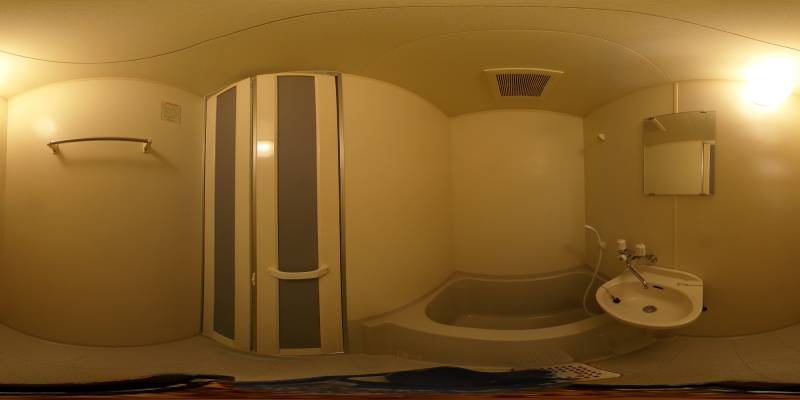 パノラマ画像バスルーム