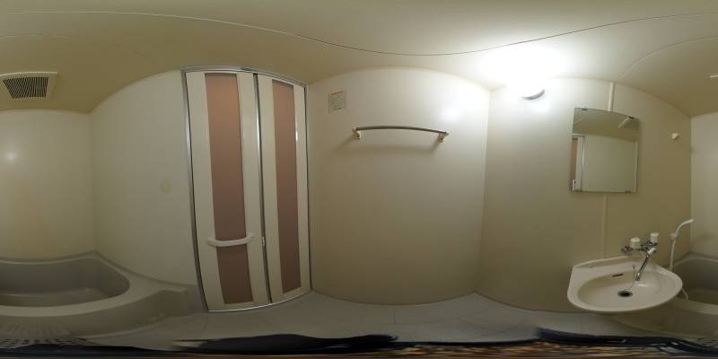 パノラマ画像バスルーム