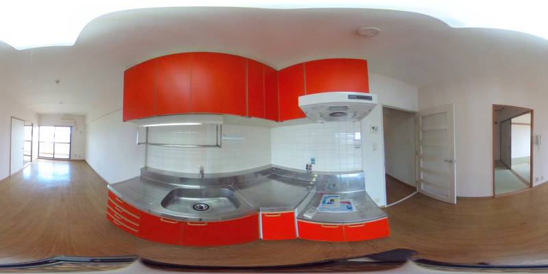 パノラマ画像キッチン