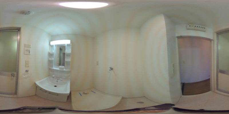 パノラマ画像洗面所