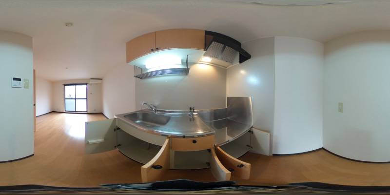 パノラマ画像キッチン