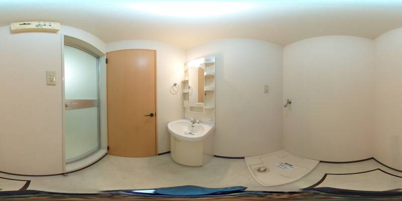 パノラマ画像洗面所