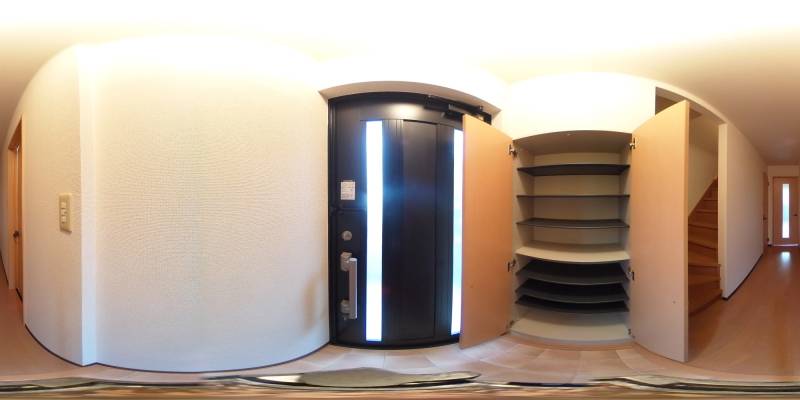 パノラマ画像玄関