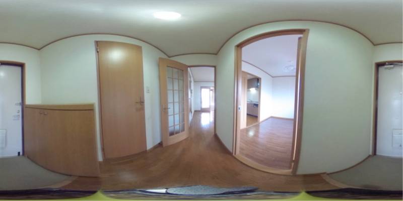 パノラマ画像玄関