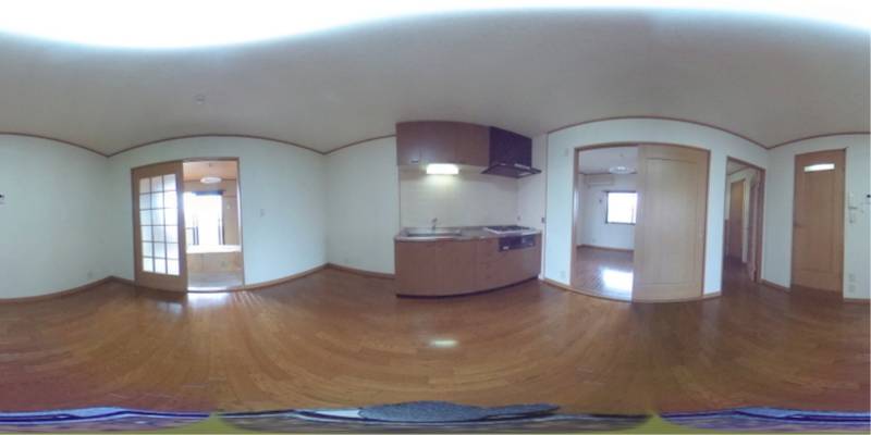 パノラマ画像キッチン