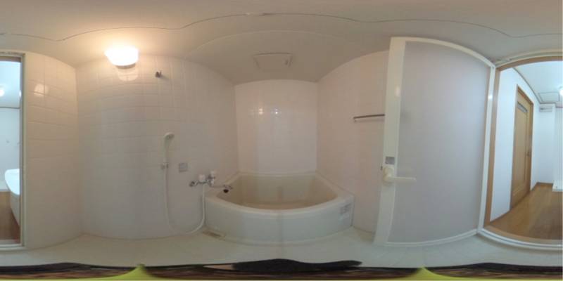 パノラマ画像バスルーム