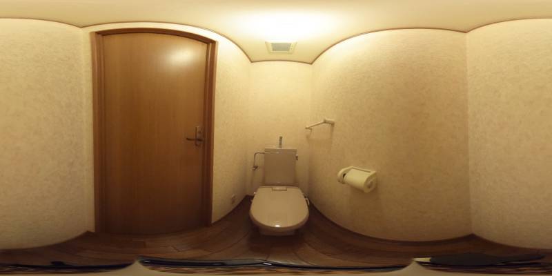 パノラマ画像トイレ