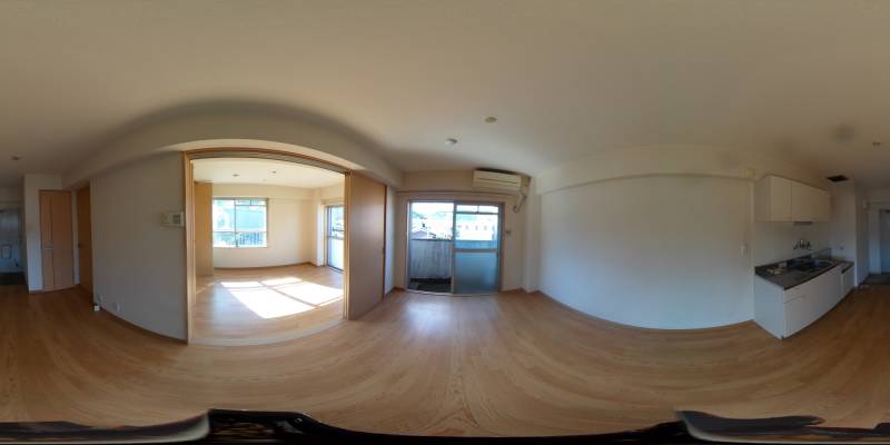 パノラマ画像リビング