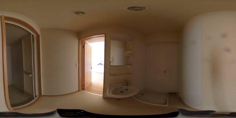 パノラマ画像洗面所