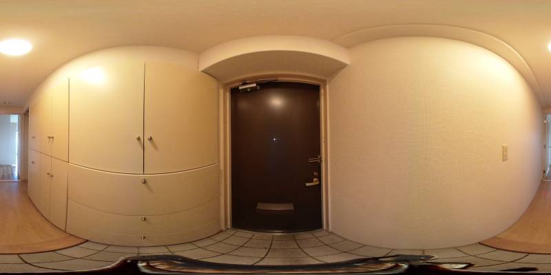 パノラマ画像玄関