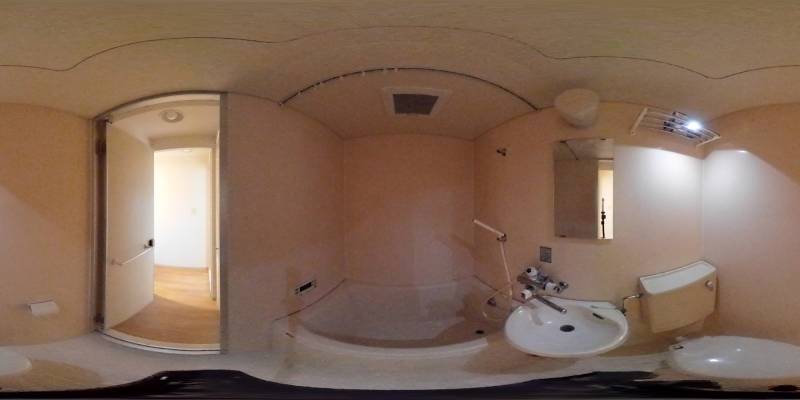 パノラマ画像バスルーム
