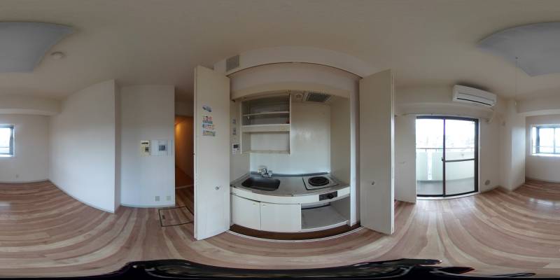 パノラマ画像キッチン