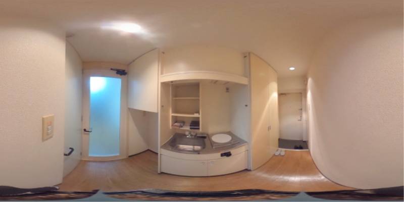 パノラマ画像キッチン