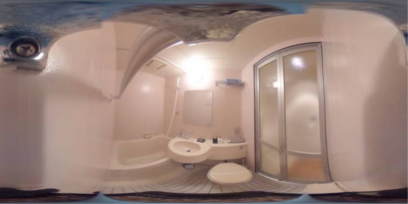 パノラマ画像バスルーム