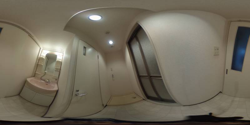 パノラマ画像洗面所