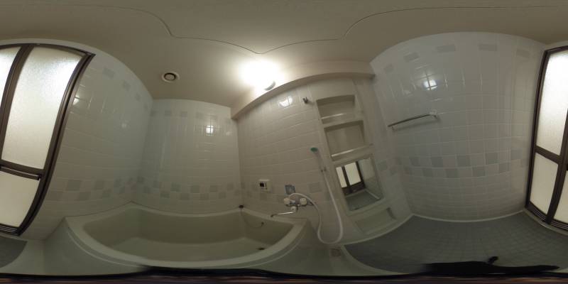 パノラマ画像バスルーム