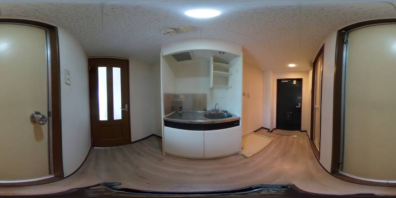 パノラマ画像キッチン