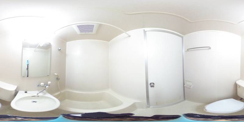 パノラマ画像バスルーム