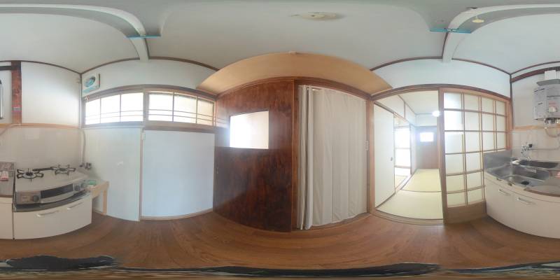 パノラマ画像キッチン